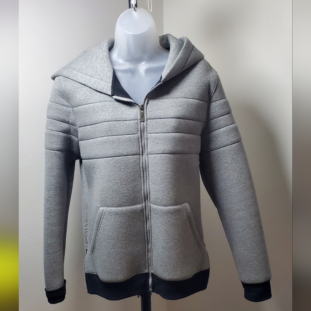 Xios Gray and Black Tailored Jacket